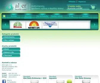 Alier.cz(Doplňky stravy) Screenshot