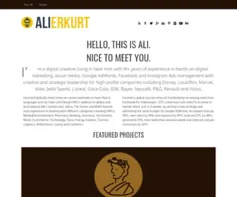 Alierkurt.com(Ali Erkurt) Screenshot