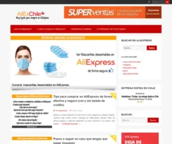 Aliexchile.cl(AliExpress en Chile) Screenshot