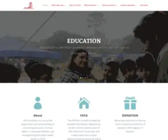 Alif.org.pk(Alif foundation) Screenshot