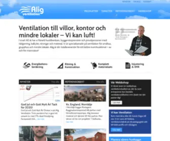 Alig.se(Alig Ventilation AB) Screenshot