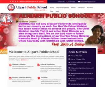 Aligarhpublicschool.in(Aligarh Public School) Screenshot