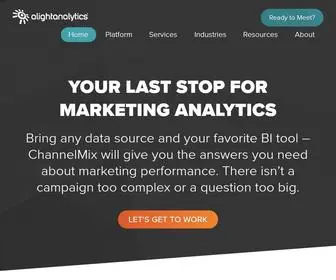Alightanalytics.com(Marketing Analytics as a Service) Screenshot