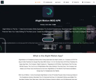 Alightmotionmodapk.com(Alight Motion MOD APK v3.10.2 (Premium Unlocked)) Screenshot