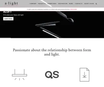 Alights.com(A-Light Architectural Lighting) Screenshot