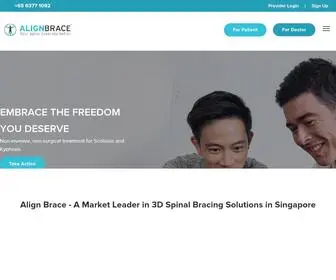 Alignbrace.com(Scoliosis bracing treatment Singapore’s) Screenshot