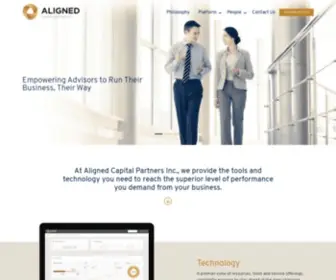 Alignedcapitalpartners.com(Aligned Capital Partners Inc) Screenshot