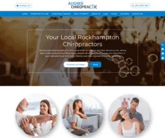 Alignedchiropractic.com.au(Chiropractors Rockhampton) Screenshot