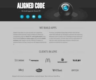 Alignedcode.com(Smart TV) Screenshot