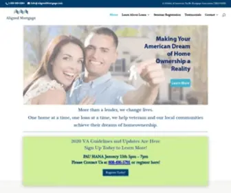 Alignedmortgage.com(Aligned Mortgage) Screenshot