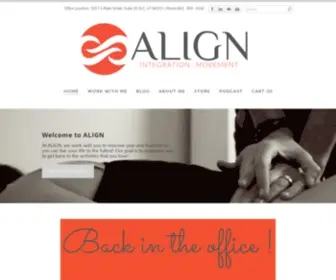 Alignforhealth.com(Align Integration and Movement) Screenshot