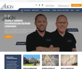 Alignfoundationrepair.com(Align Foundation Repair) Screenshot