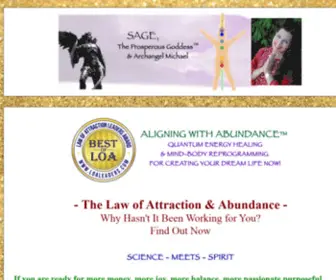 Aligningwithabundance.com(A L I G N I N G W I T H A B U N D A N C E) Screenshot