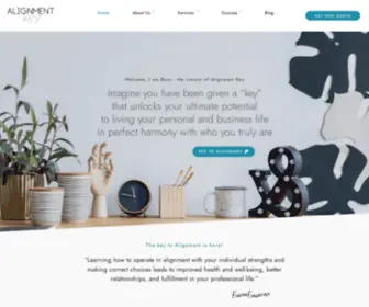 Alignmentkey.com(Align your Life) Screenshot