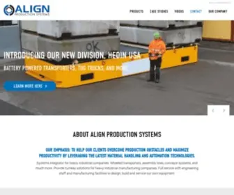 Alignproductionsystems.com(Align Production Systems) Screenshot