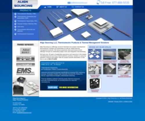 Alignsourcing.com(Thermal Management Solutions) Screenshot