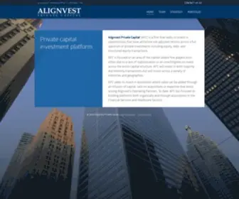 Alignvestprivatecapital.com(Alignvest Management Corporation) Screenshot