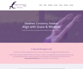 Alignwithgrace.com(Align with Grace) Screenshot