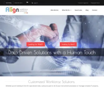 Alignworkforcesolutions.com(Talent, EOR & Managed IT Solutions) Screenshot