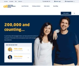 Aligroup.com.au(Mortgage & Loan Protection Insurance) Screenshot