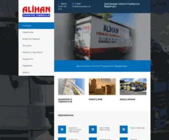 Alihanevdeneve.com(Gaziantep ALİHAN EVDEN EVE TAŞIMACILIK) Screenshot