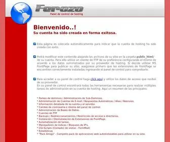 Alihuen.org.ar(Panel de Control de Hosting)) Screenshot