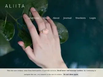 Aliita.com(Aliita Official Online Store) Screenshot