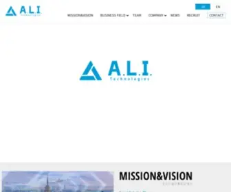 Ali.jp(Establish the Theory／ A.L.I.はドローン・AI・ブロックチェーンなど) Screenshot