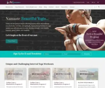Alikamenova.com(High Intensity Interval Yoga) Screenshot