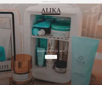 Alikaskincare.com(Alika) Screenshot