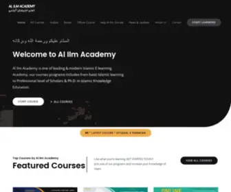 Alilmacademy.org(Just another WordPress site) Screenshot