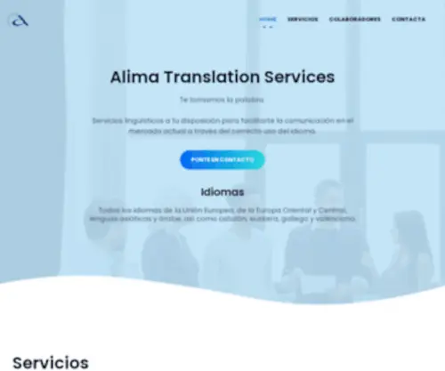 Alima.org(Alima Translation Services) Screenshot