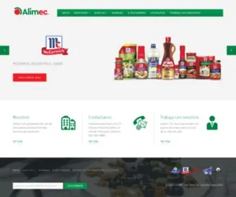 Alimec.com.ec(ALIMEC S.A) Screenshot