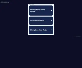 Alimento.ca(Alimento) Screenshot