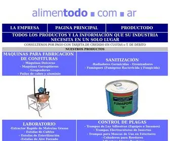 Alimentodo.com.ar(::ALIMENTODO::) Screenshot