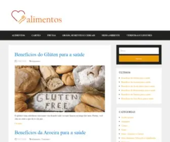 Alimentos.com.br(Benefícios e Propriedades) Screenshot