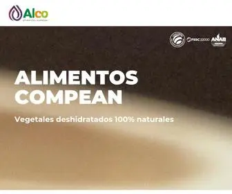 Alimentoscompean.com(Jalapeño) Screenshot