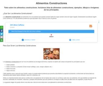 Alimentosconstructores.com(Alimentos Constructores) Screenshot