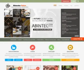 Alimentosonline.com.br(Alimentos Online) Screenshot