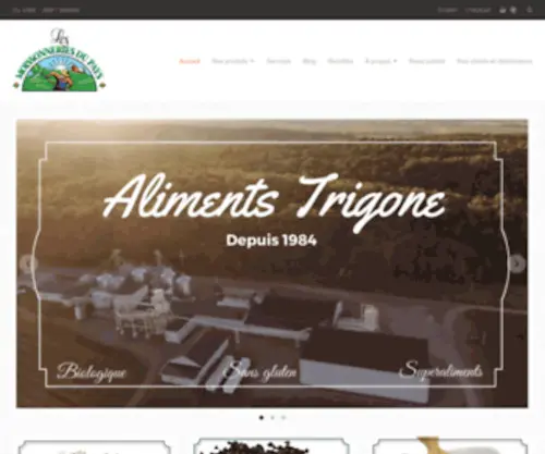 Alimentstrigone.com(Aliments Trigone) Screenshot
