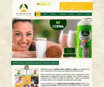 Alimentude.com.br(Distribuidor online focado em produtos naturais) Screenshot