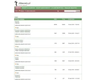 Alimenty.pl(Strona domeny) Screenshot