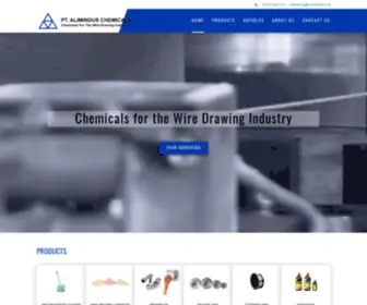 Alimindus.com(PT. Alimindus Chemicals) Screenshot