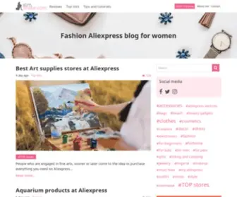 Alimshake.com(Fashion Aliexpress blog for women) Screenshot