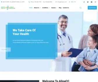 Alinacc.com(Getting Our Community Healthy) Screenshot