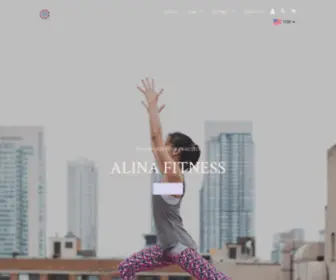 Alinafamily.com(Eco-Friendly polyurethane Alignment Yoga Mats) Screenshot