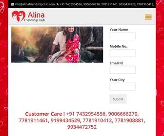 Alinafriendshipclub.com(Love Finds Partner) Screenshot