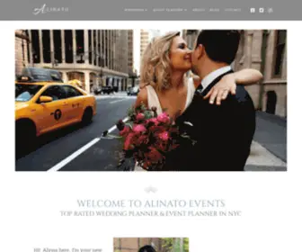 Alinato.com(Wedding Planner NYC) Screenshot