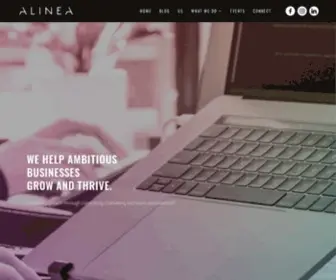 Alineabusiness.com.au(Marketing Agency) Screenshot