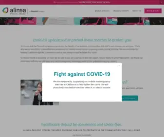 Alineamed.com(Alinea Medical Imaging) Screenshot